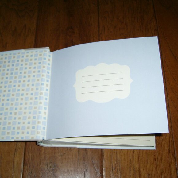 Hallmark Small Blue Baby Album for 4x6" Photos, NWOT - Picture 2 of 4
